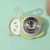 Elevated Tilted Pet Bowl Set with Automatic Water Dispenser
